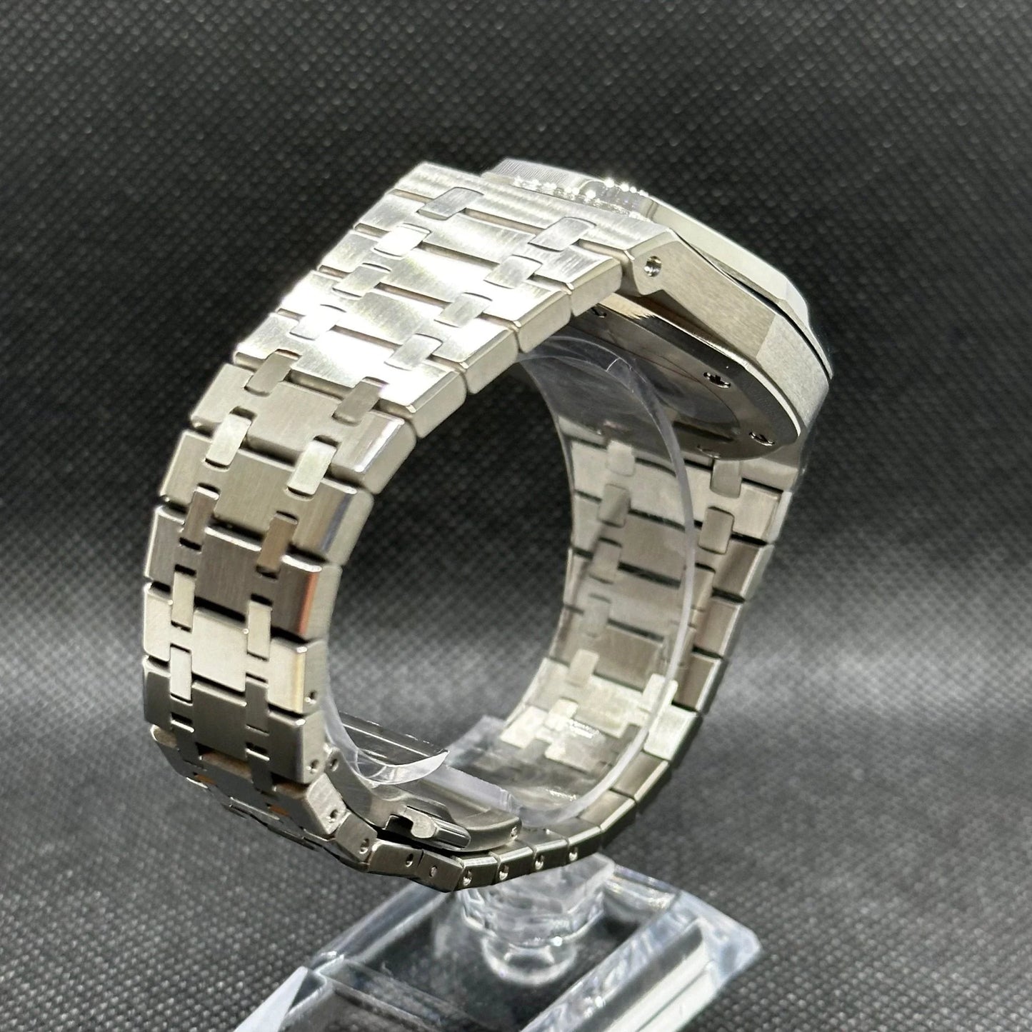 Seiko Mod Royal Oak "Cronógrafo blanco"