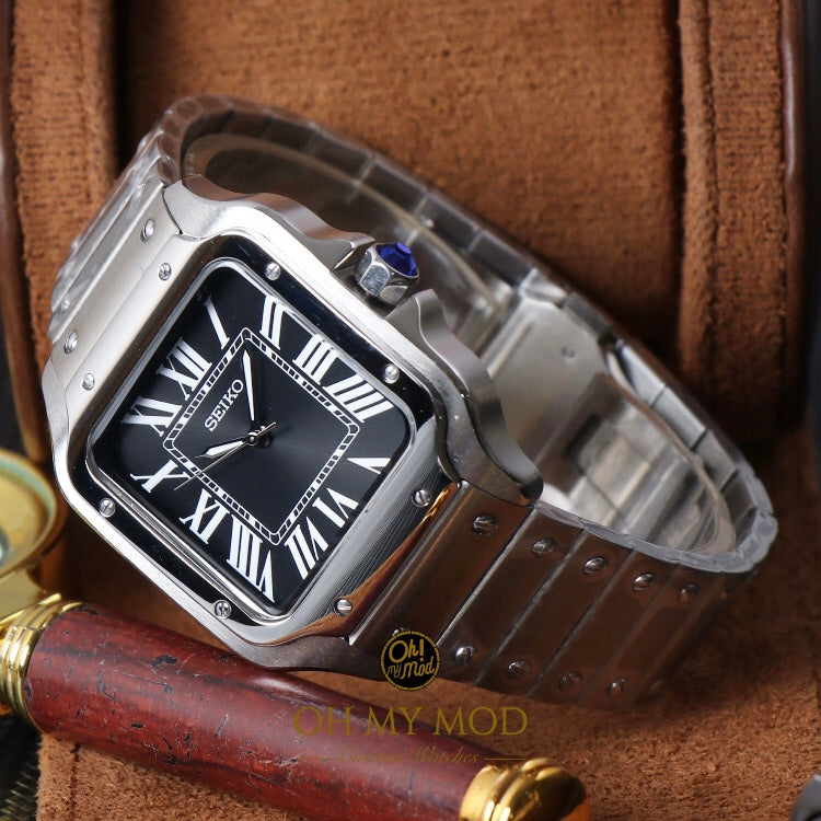 Seiko Mod Santos "Negro"