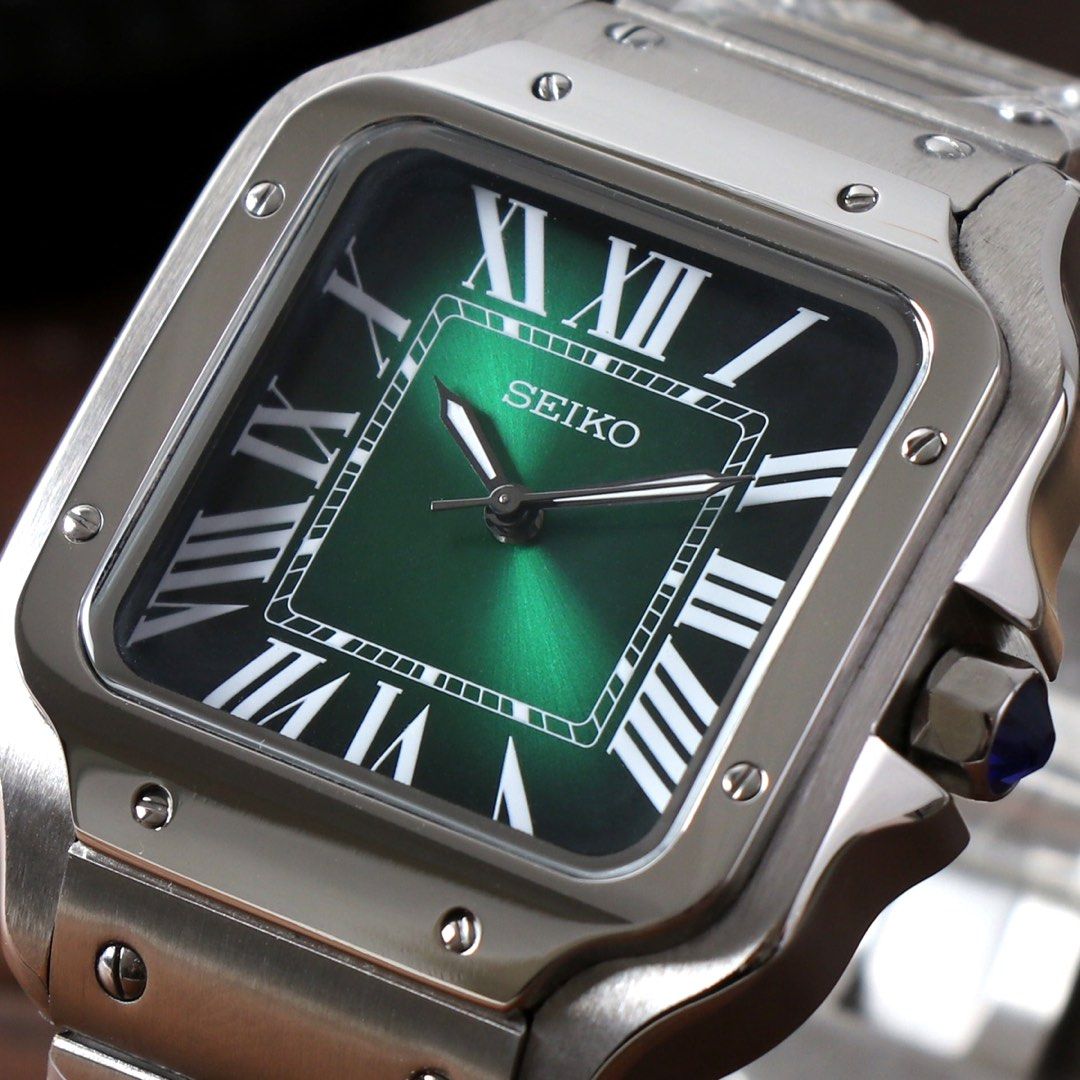 Seiko Mod Santos „Grün“