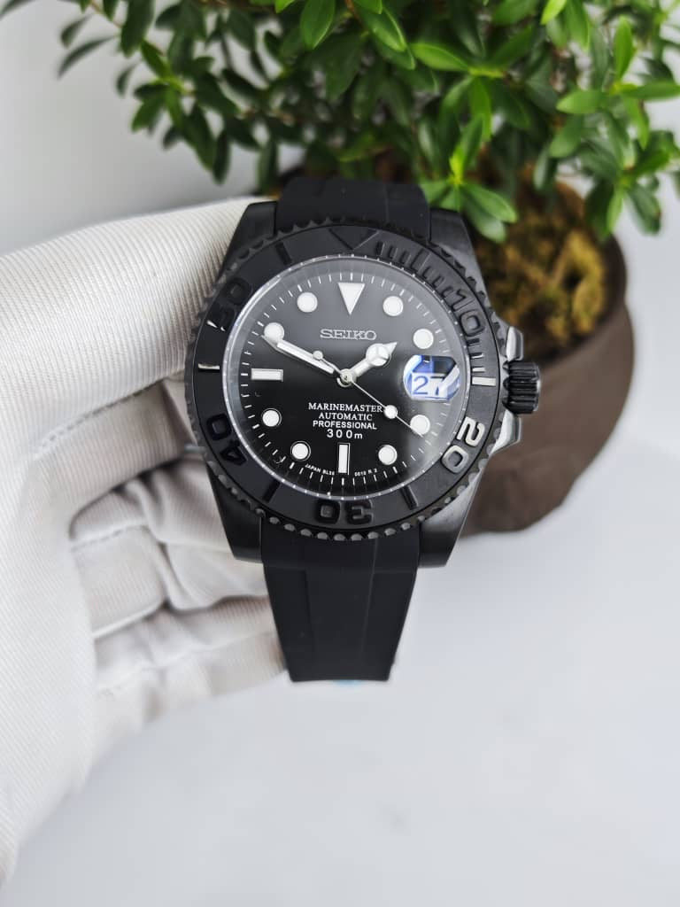 Seiko Mod Submariner „Triple Black“