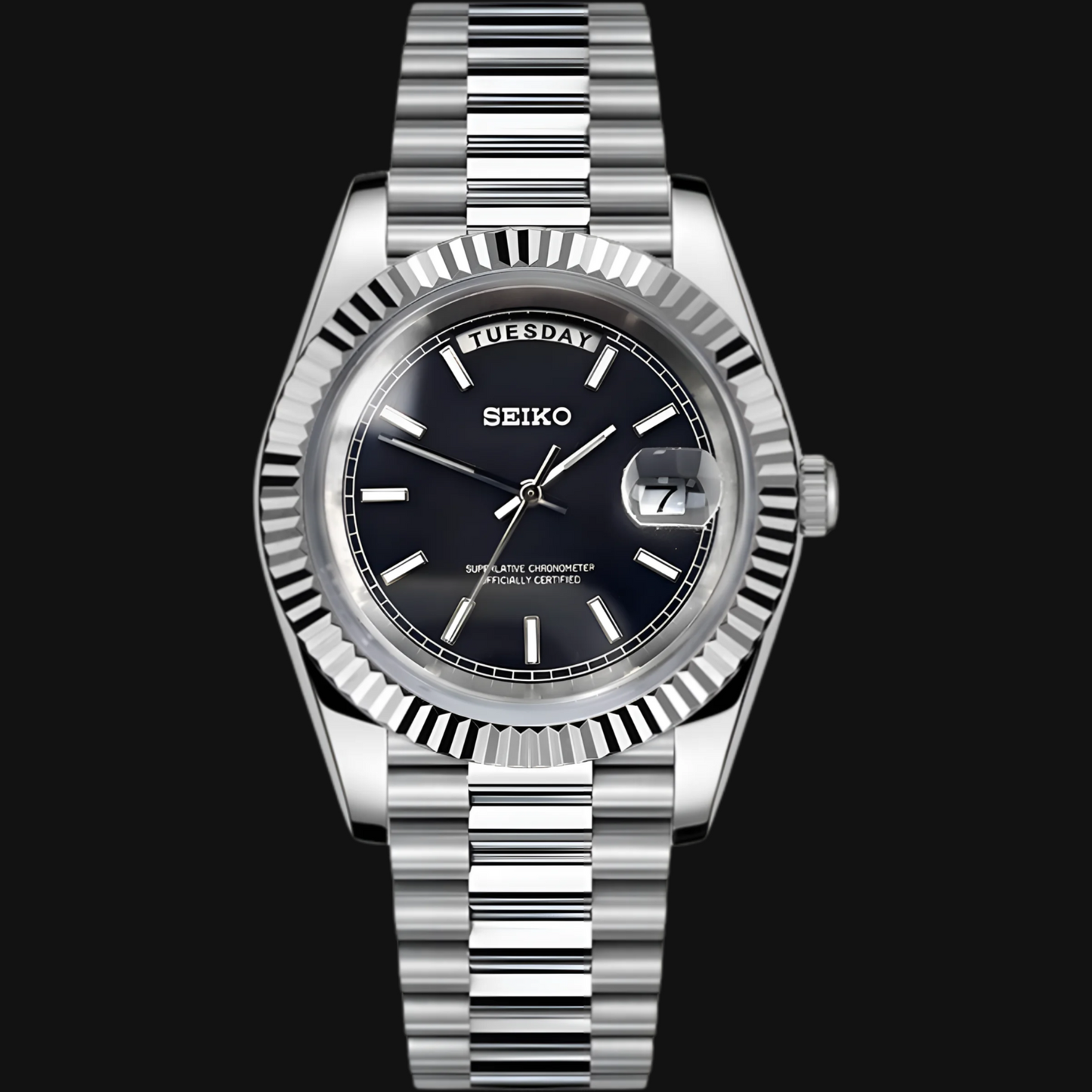 Seiko Mod Daydate "Negro"