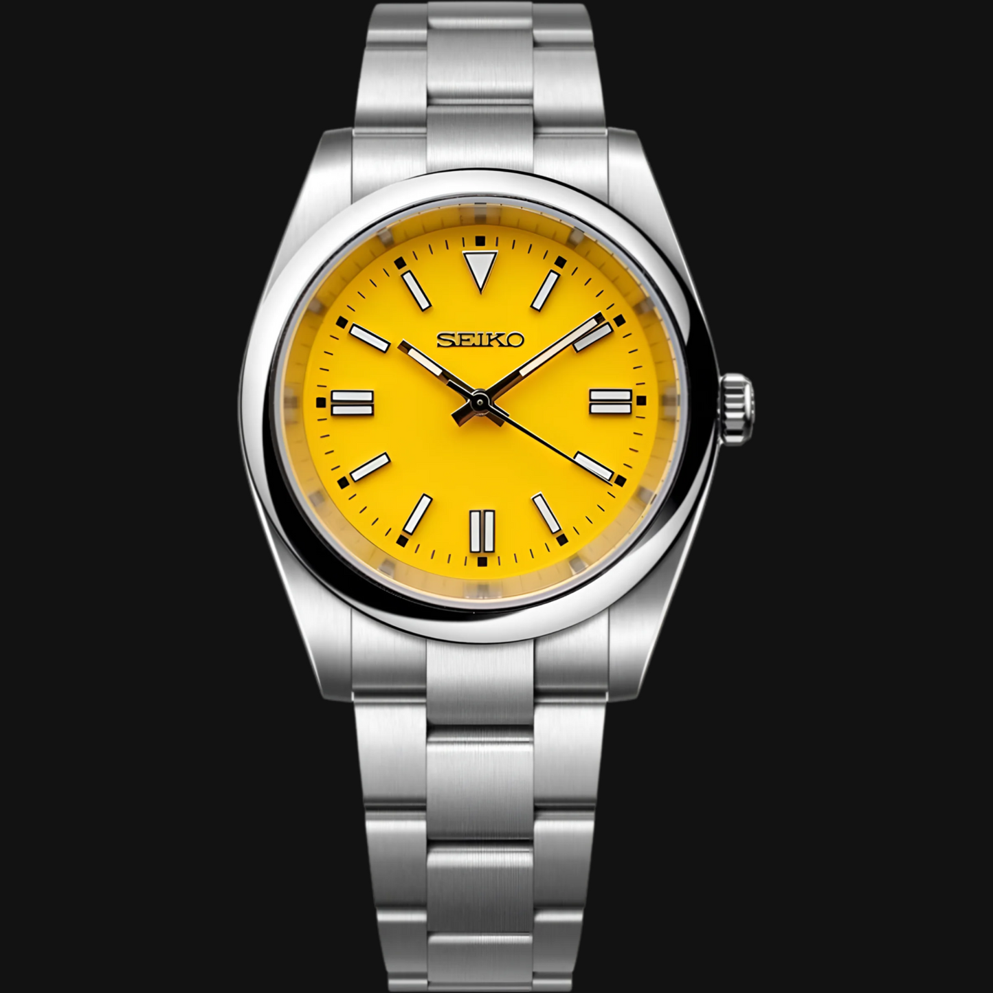 Seiko Mod Oyster Perpetual „Orange“
