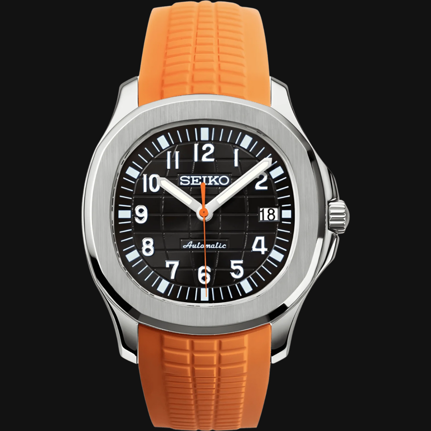 Seiko Mod Aquanaut „Orange & Schwarz“
