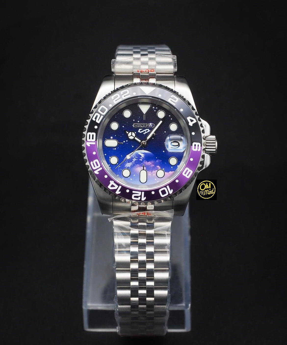 Seiko Mod Submariner "Joker Galaxy Stars"