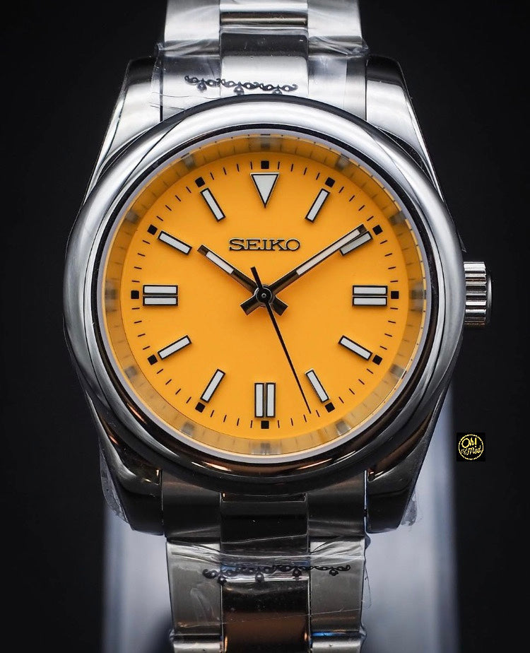 Seiko Mod Oyster Perpetual "Orange"