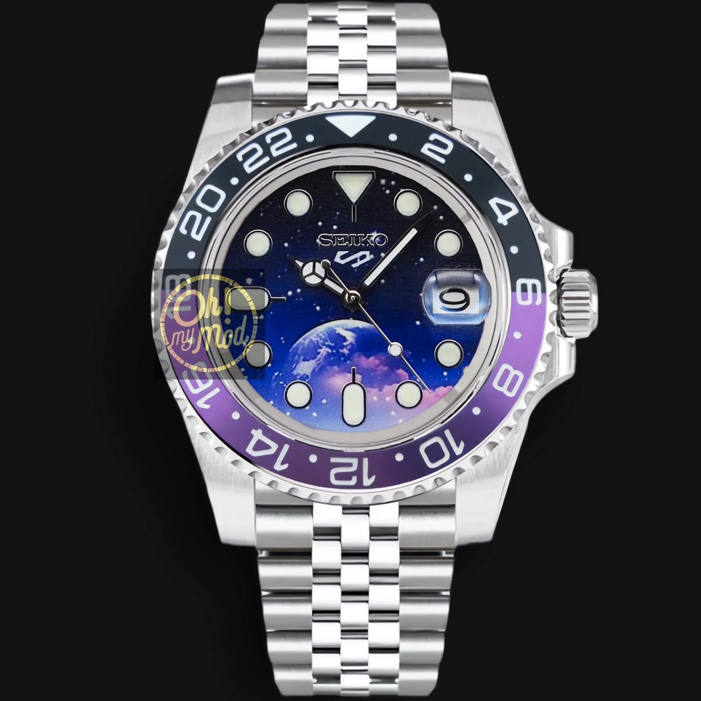 Seiko Mod Submariner "Joker Galaxy Stars"