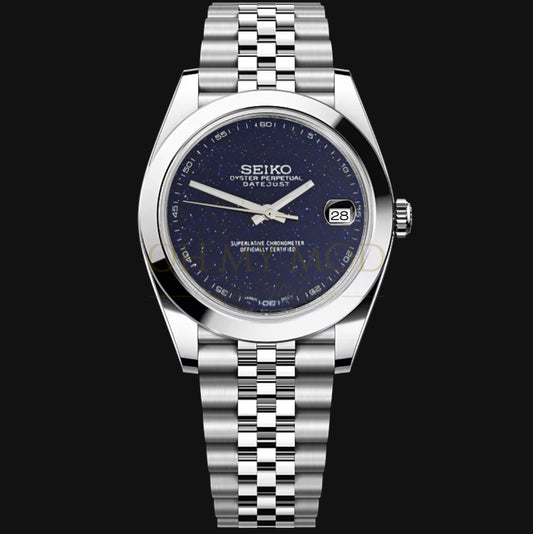 Seiko Mod Datejust "Shooting Stars"
