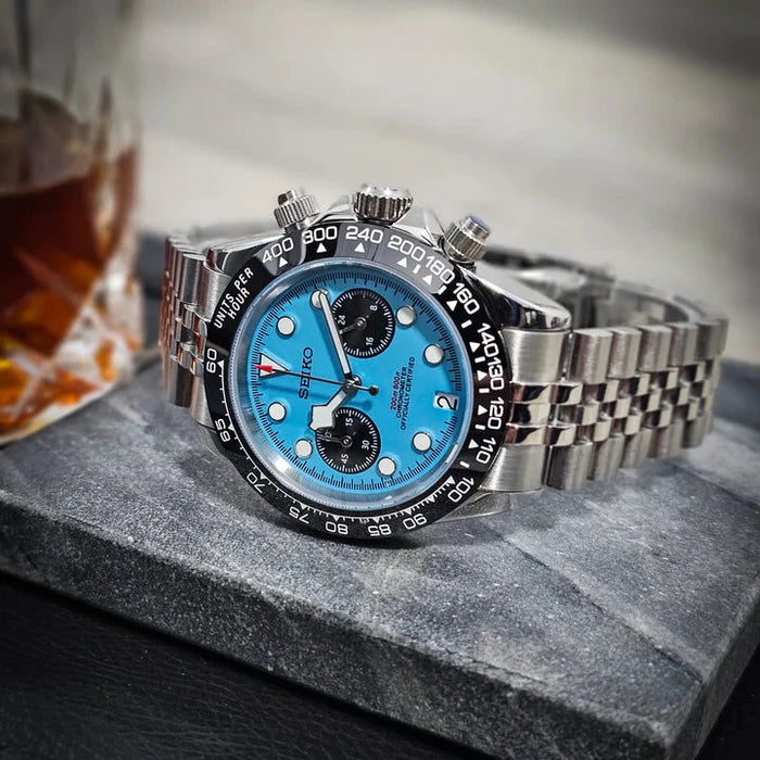 Seiko Mod Daytona “Miami Blue”