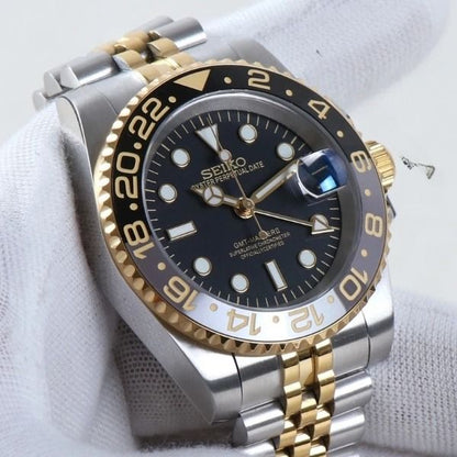 Seiko Mod GMT Master II zweifarbig „Zombie“