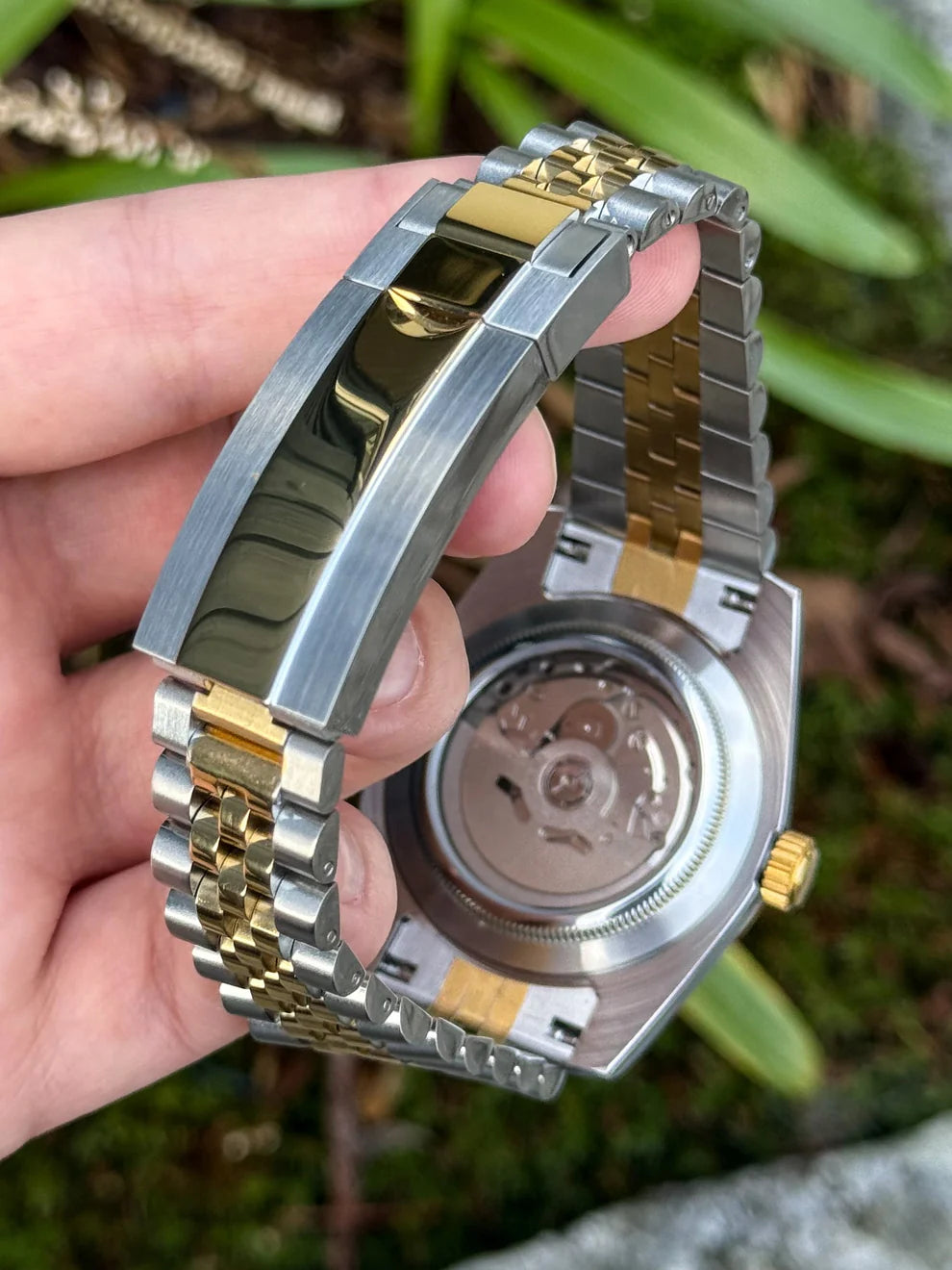 Seiko Mod Datejust "Black" Two Tone
