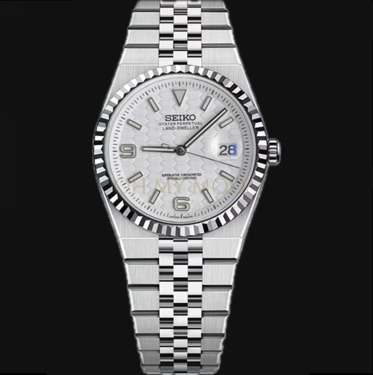 Seiko Mod Land Dweller "White"