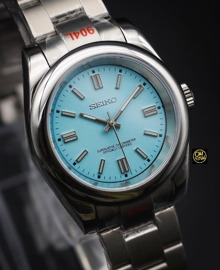 Seiko Mod Oyster Perpetual "Tiffany"