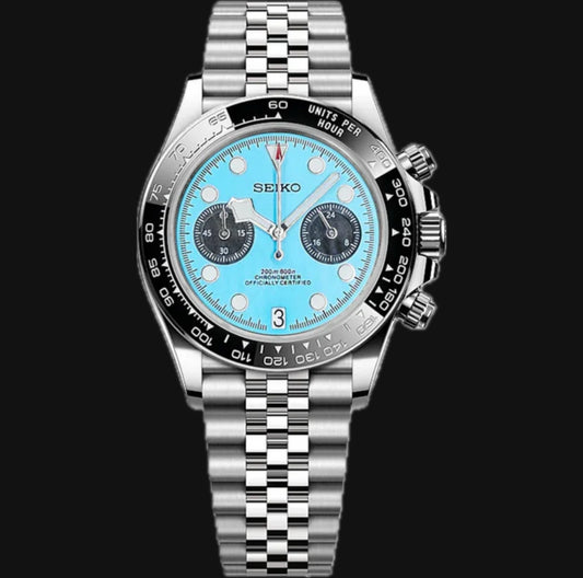 Seiko Mod Daytona “Miami Blue”