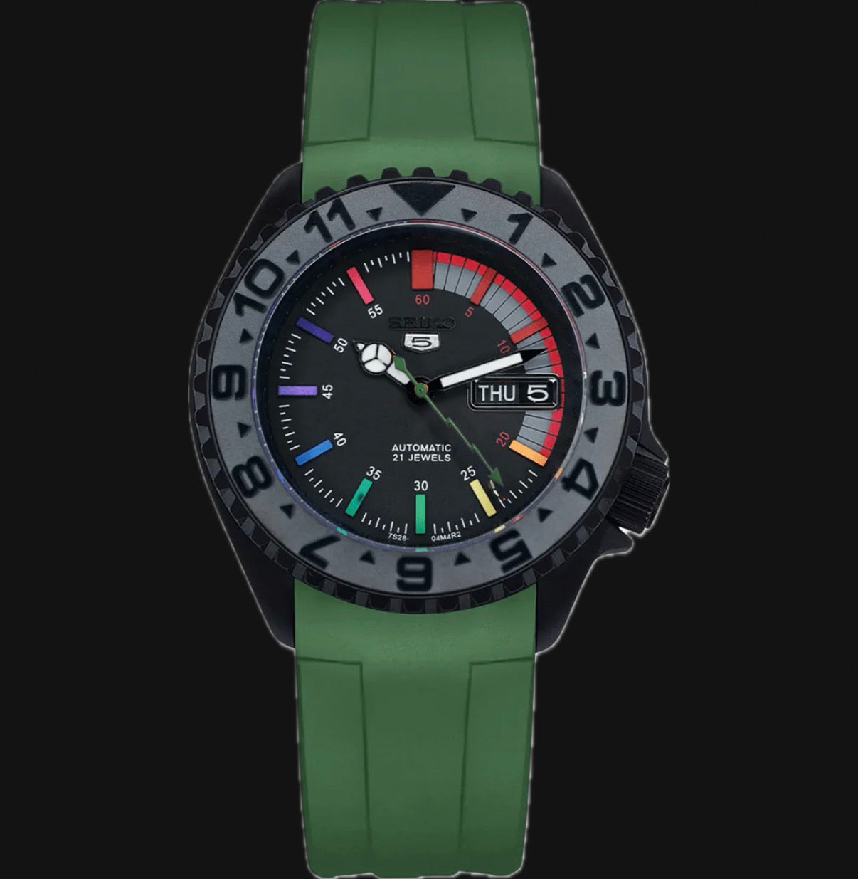 SKX007 | Green Rainbow