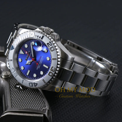 Seikomariner | Rhodium & Navy