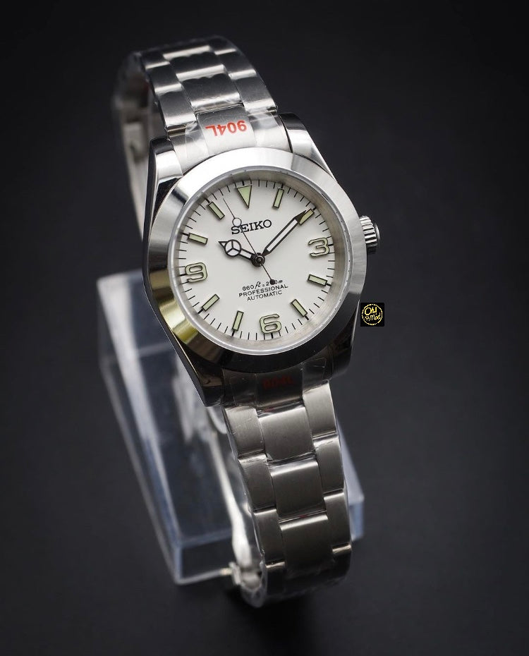 Seiko Mod Oyster Perpetual "White"