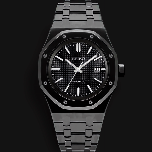 Seiko Mod Royal Oak "Triple Black"