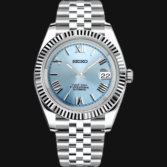 Seiko Mod Datejust "Tiffany Roman"