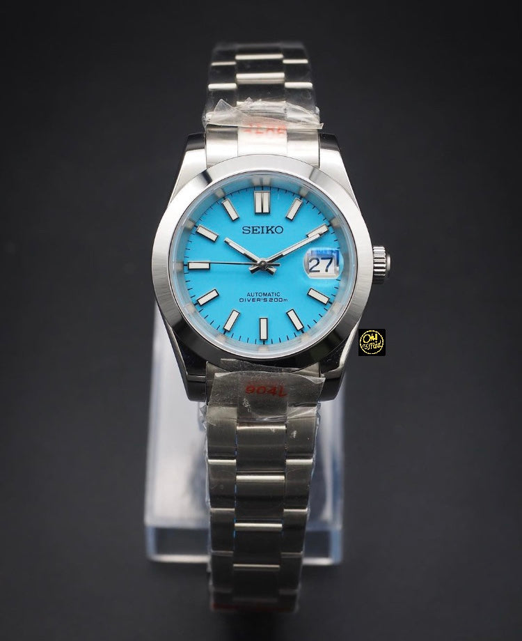 Seiko Mod Oyster Perpetual "Blue"