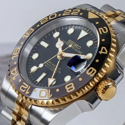 Seiko Mod GMT Master II zweifarbig „Zombie“