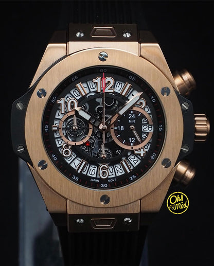 Hubleiko Big Bang | Unico Esqueleto de Oro Rosa