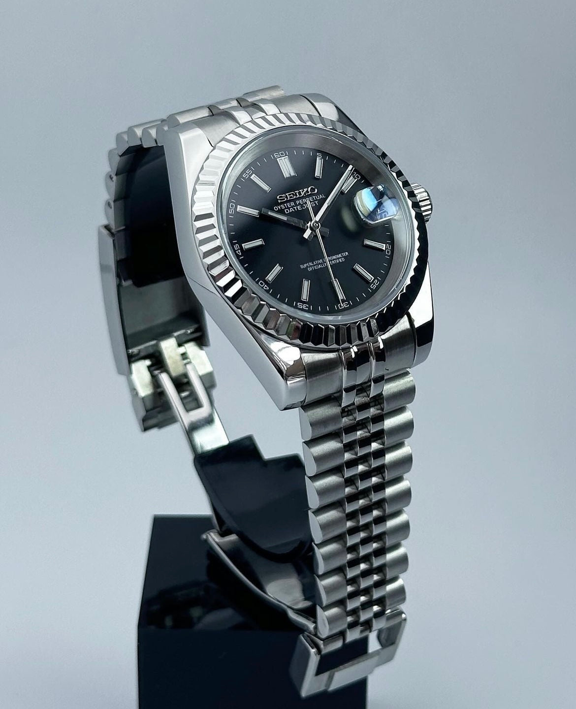 Seiko Mod Datejust "Black"