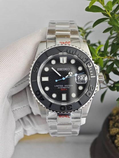 Seiko Mod Yacht Master „Limited Edition Blue“ (komplett individuelle Uhr)