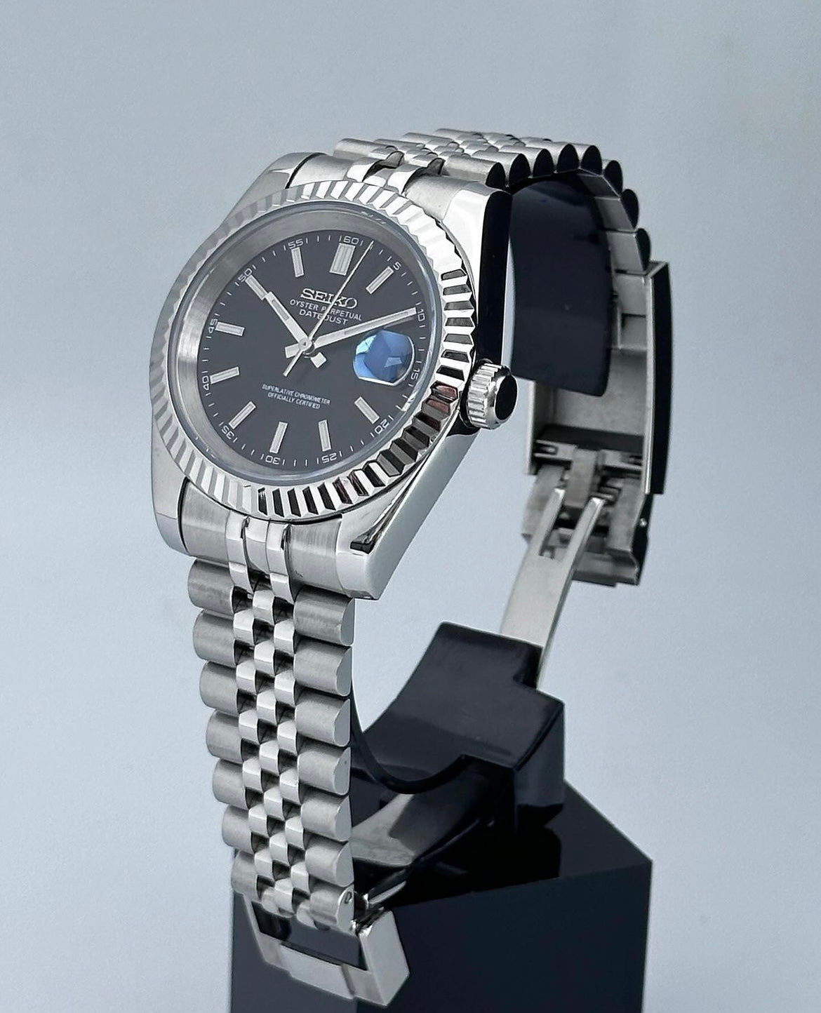 Seiko Mod Datejust "Black"