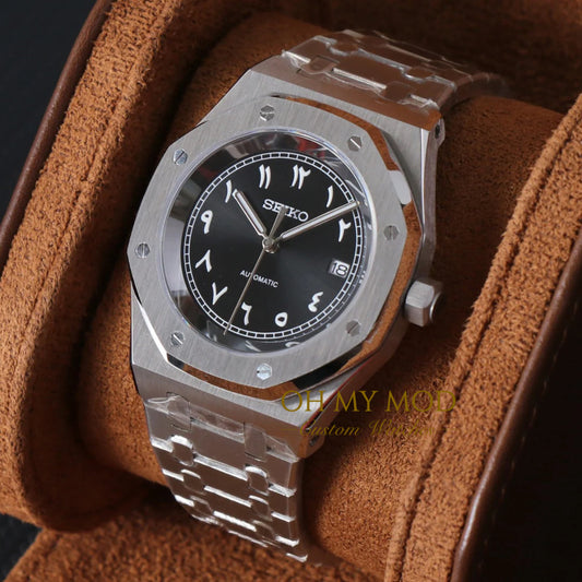 Royal Seikoak "Arabic Black"