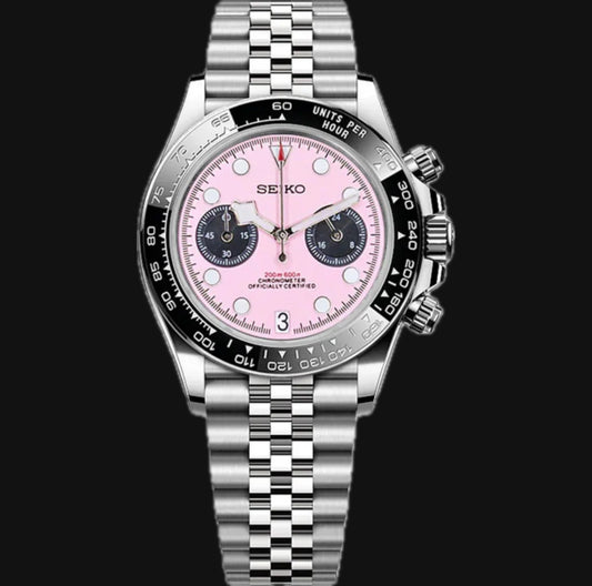 Seiko Mod Daytona “Miami Pink”