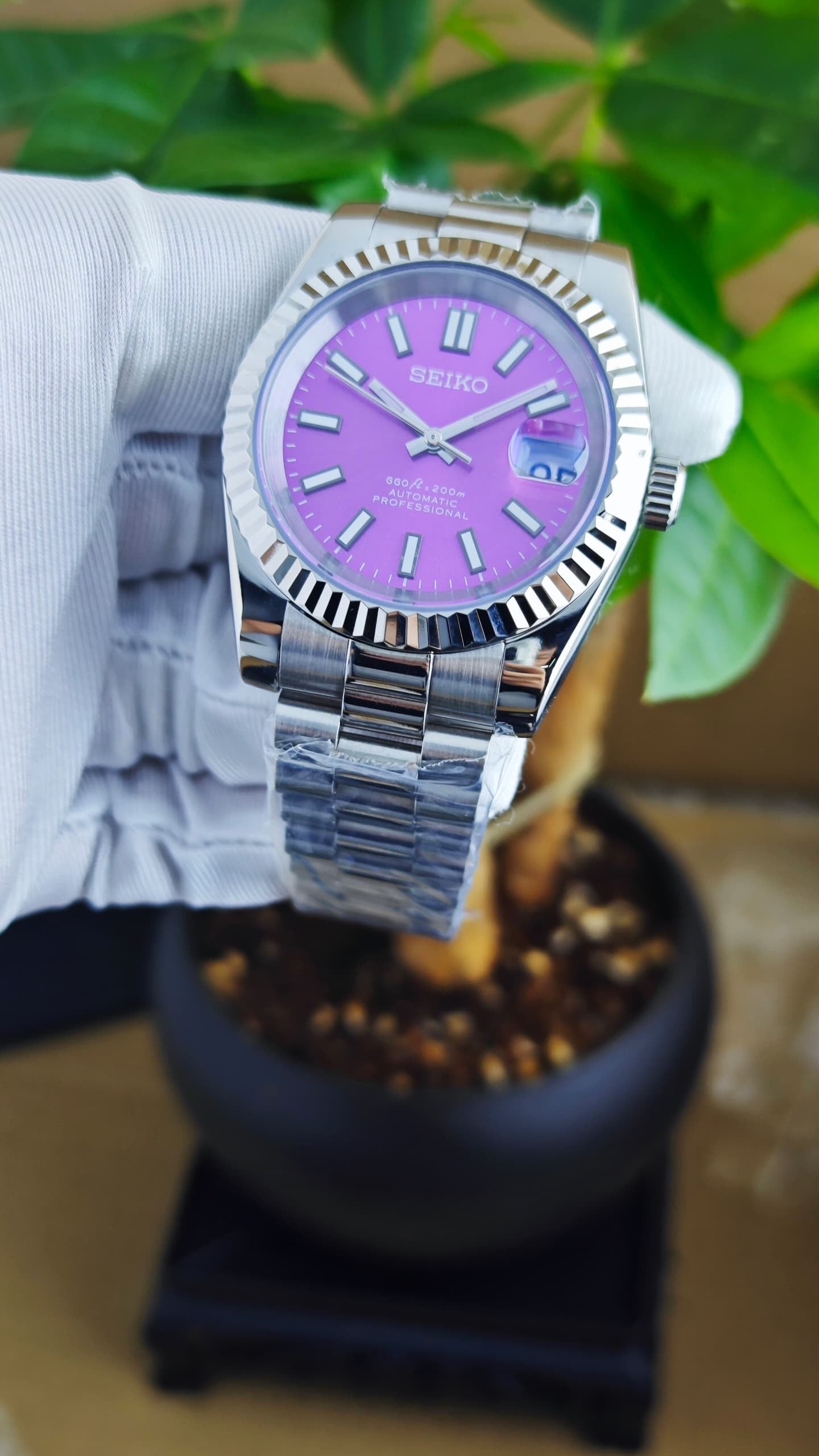 Seiko Mod Datejust "Purple"