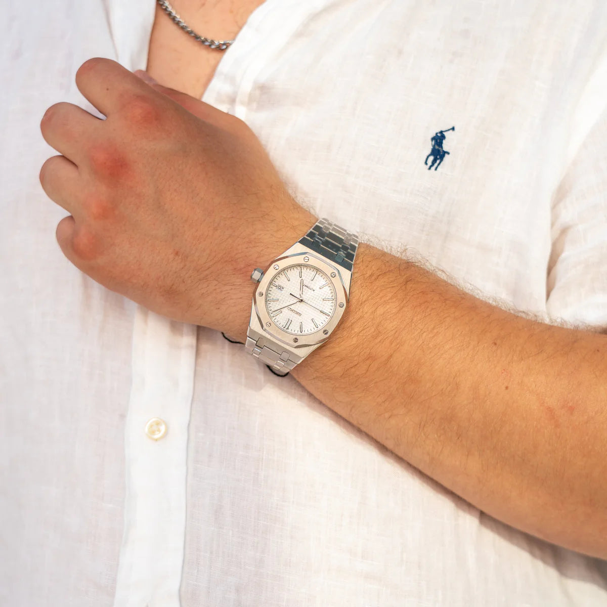 Seiko Mod Royal Oak „Weiß“