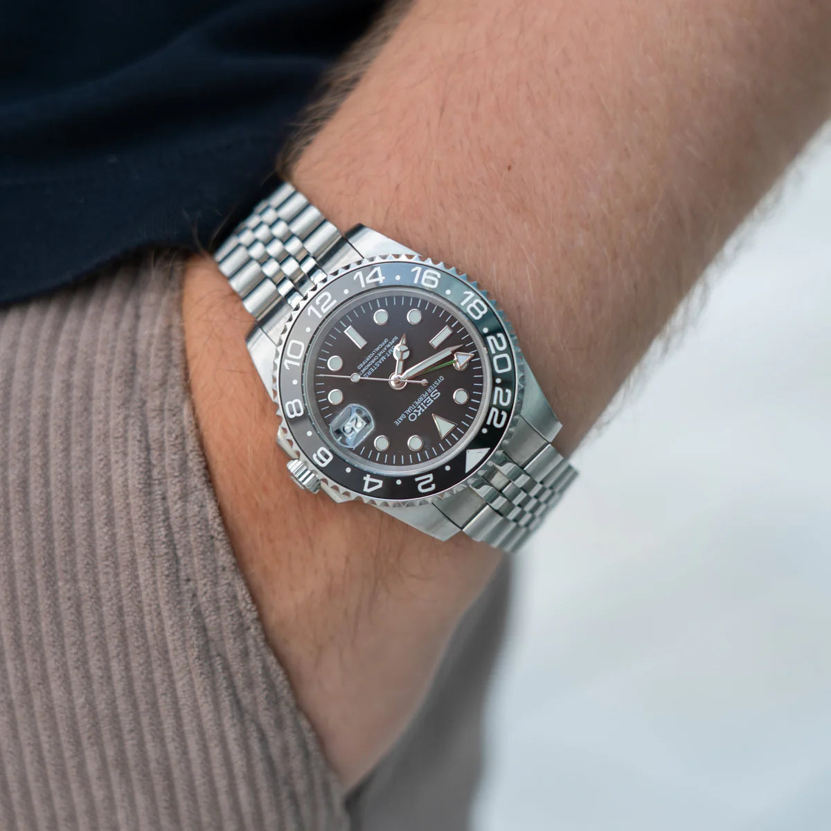 Seiko Mod GMT Master II „Bruce Wayne“