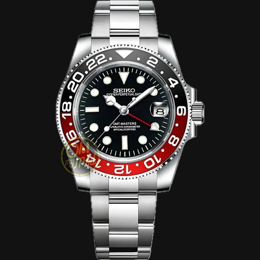 Seiko Mod GMT Master II "Coke"