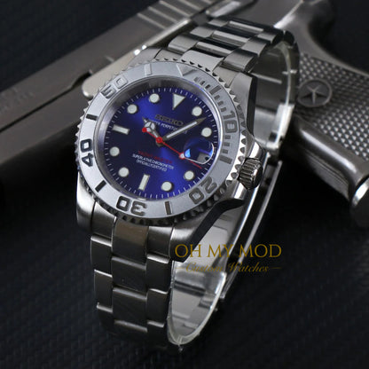 Seikomariner | Rhodium & Navy