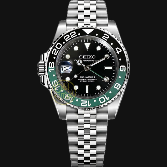 Seiko Mod Submariner "Sprite" Lefty