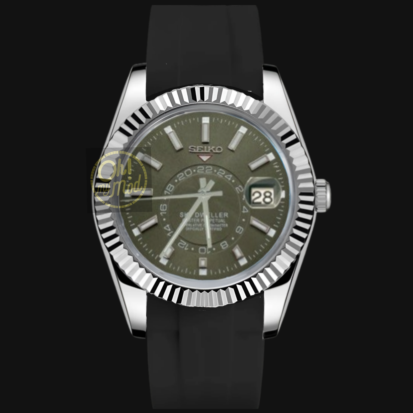 Seiko Mod Sky Dweller "Green"