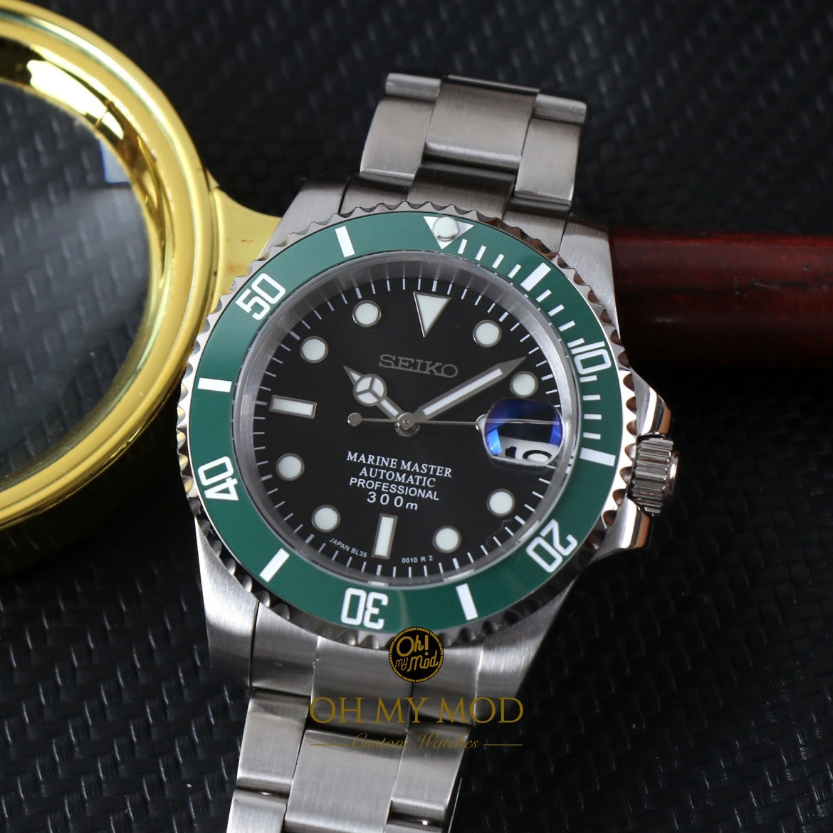 Seiko Mod Submariner "Starbucks"