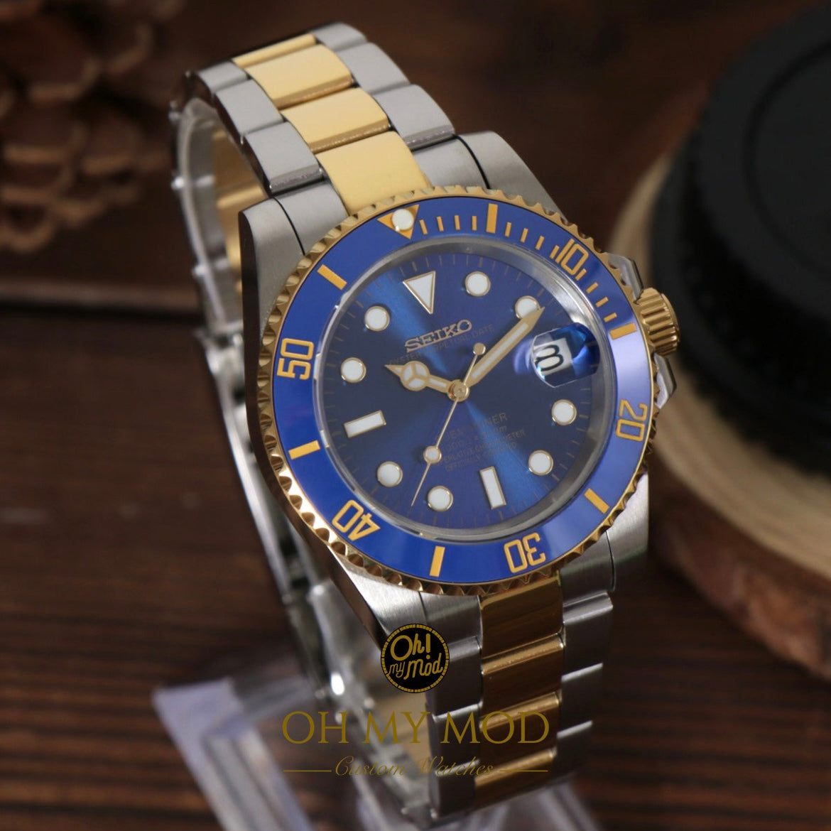 Seiko Mod Submariner "Bluesy"