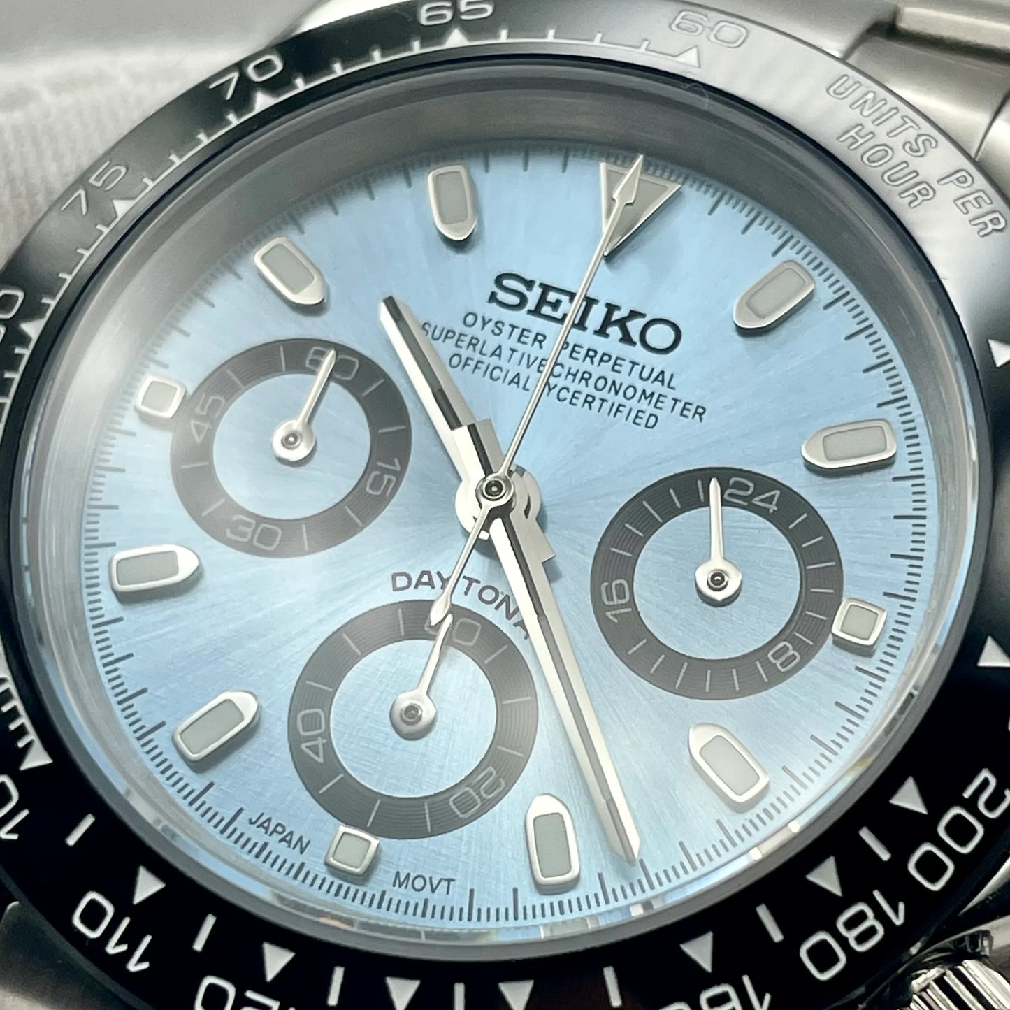 Seiko Mod Daytona "Sky Blue"