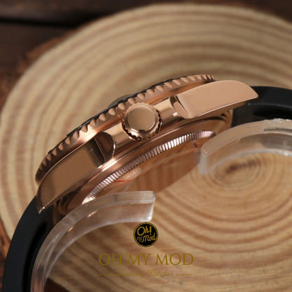 Seikomariner | Oro rosa y negro