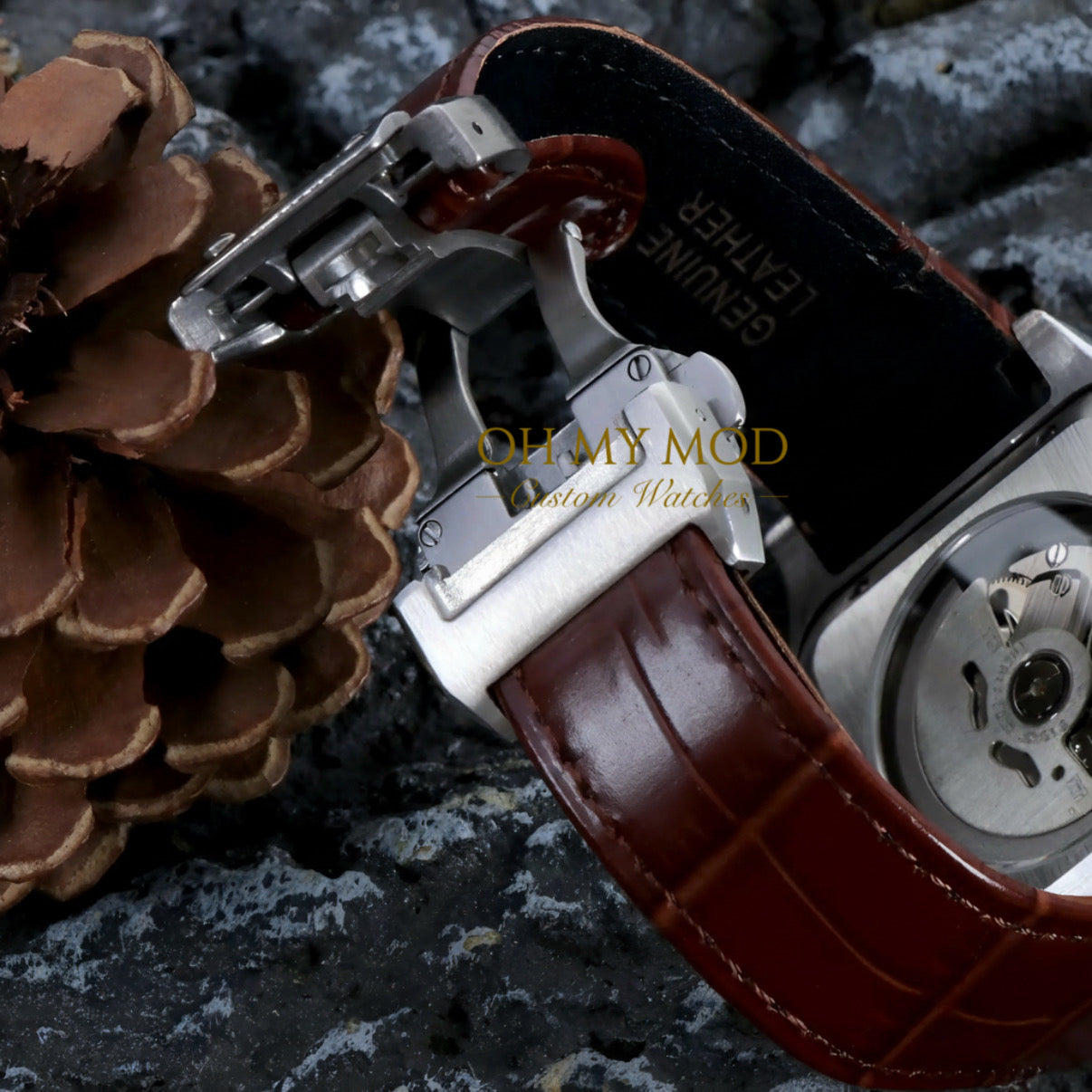 Santeiko | White Brown Leather