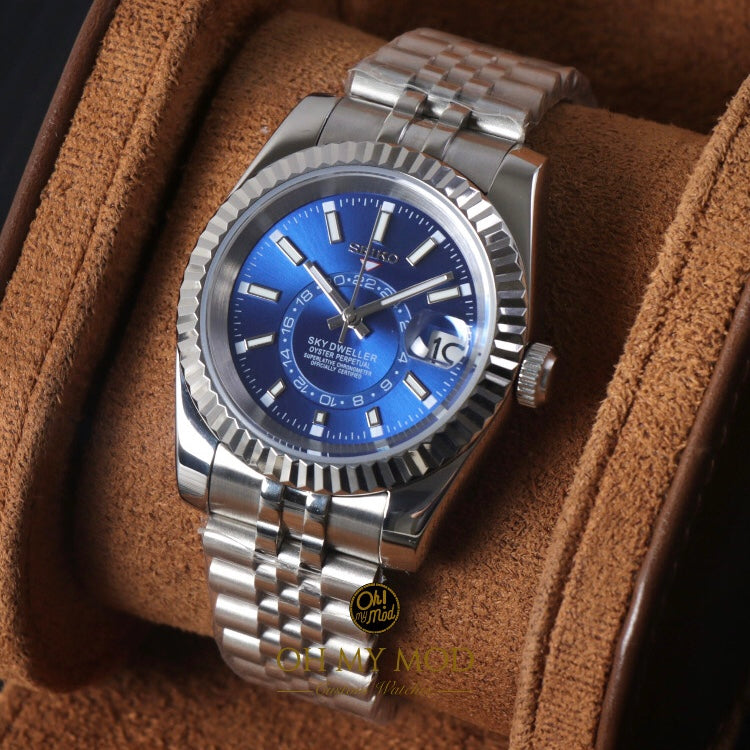 Seiko Mod Sky Dweller "Blue"