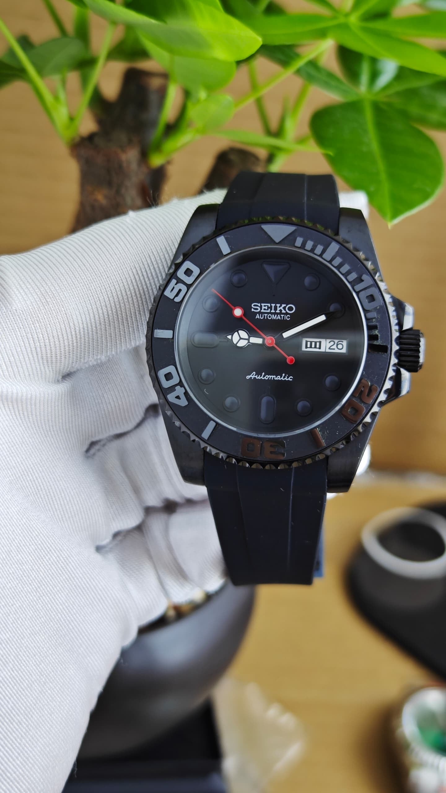 Seiko Mod Yacht Master Stealth “Full Custom”