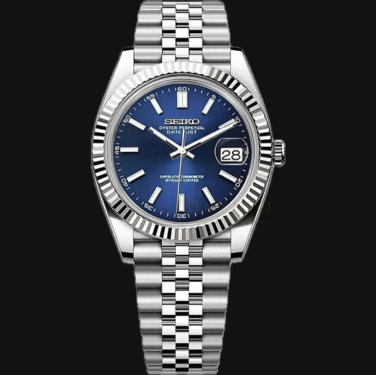 Seiko Mod Datejust "Blue"