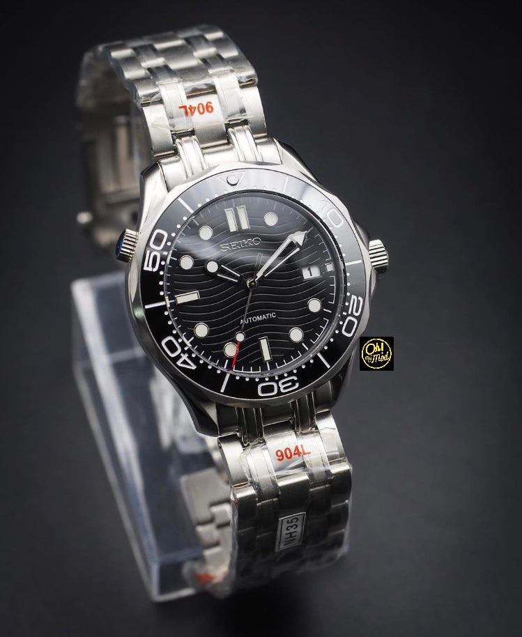 Seiko Mod Seamaster "Black"