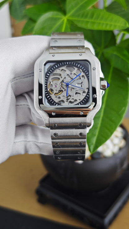 Seiko Mod Santos „Sekeleton“