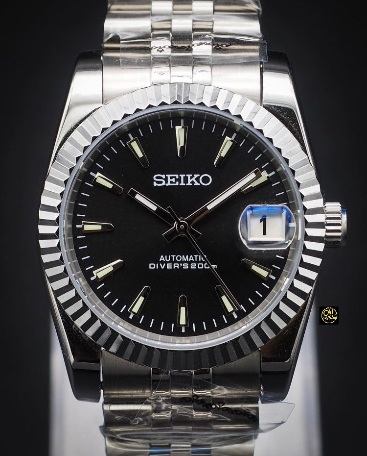 Seiko Mod Datejust "Black"