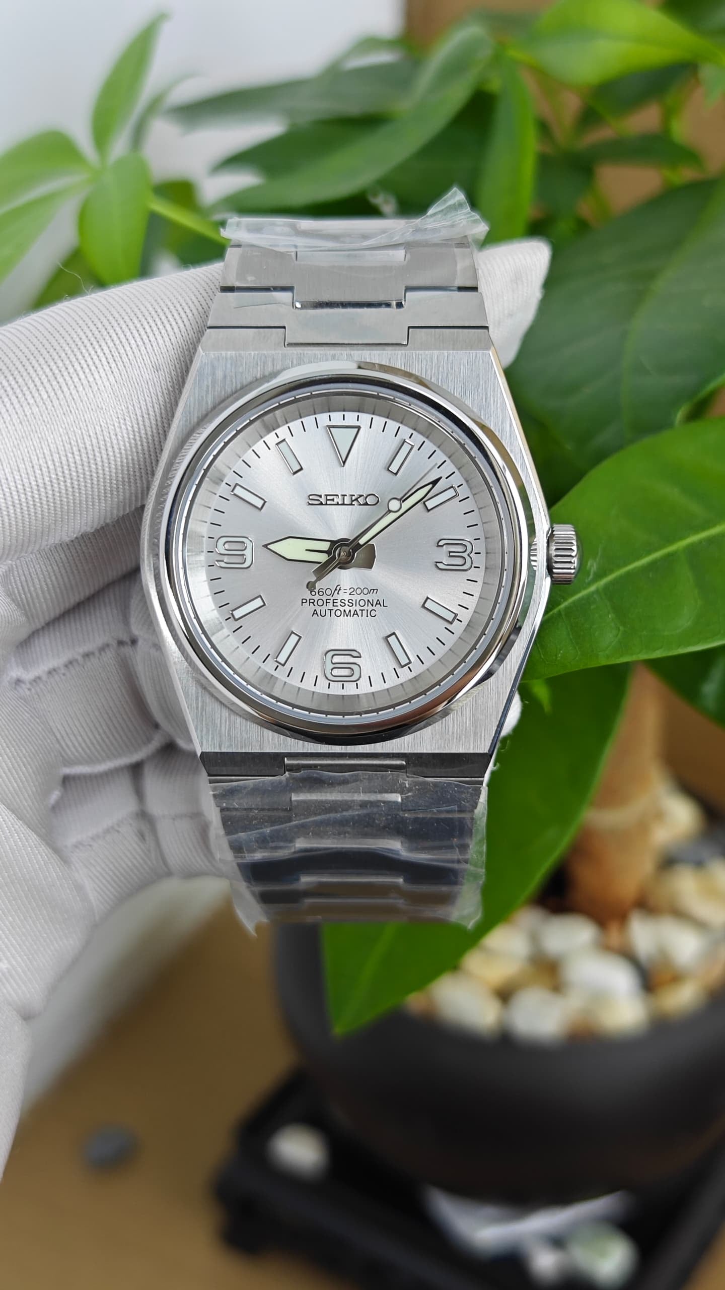 Seiko Mod PRX “Double Silver”