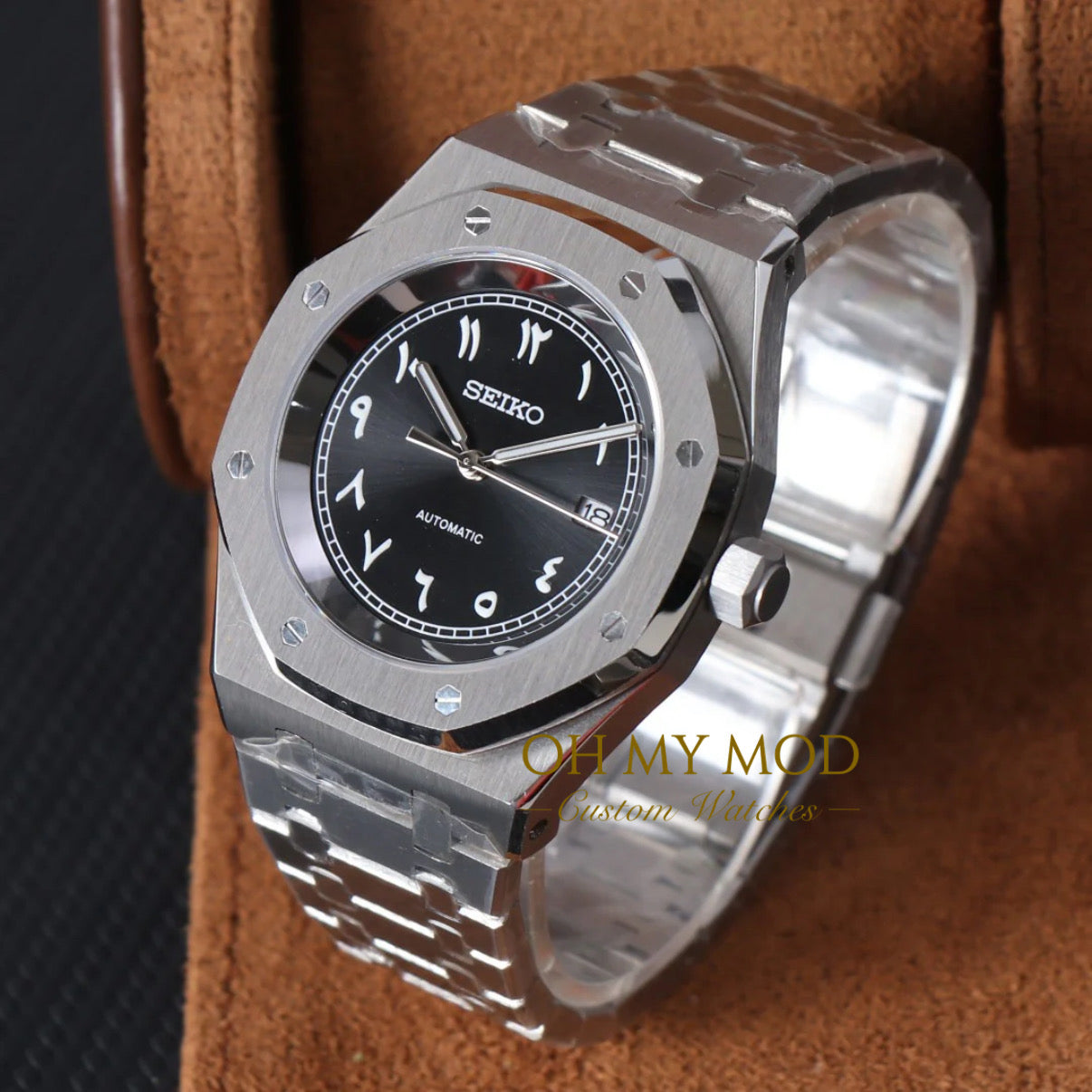 Royal Seikoak "Arabic Black"